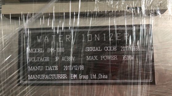 Ionisateur d'eau industriel 1000L/h en acier inoxydable acide alcalin