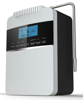 EHM ABS Material Water Ionizer with Microcomputer Control and Built-in Dual Filters for Home and Hotel Use